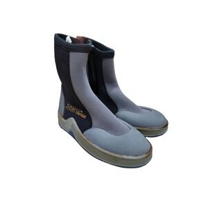 IST Sports Women's Scuba Diving Boots Gray / Black Shoes socks Size‎ 5